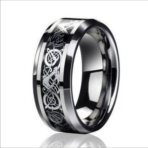 Laser Cut Titanium Ring - Picture 6 of 8